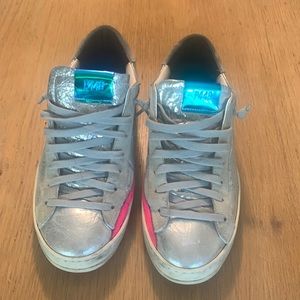 P448 Silver sneakers